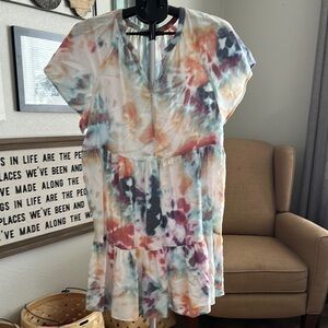 Westbound Multicolor Tie-Dye Mini Dress